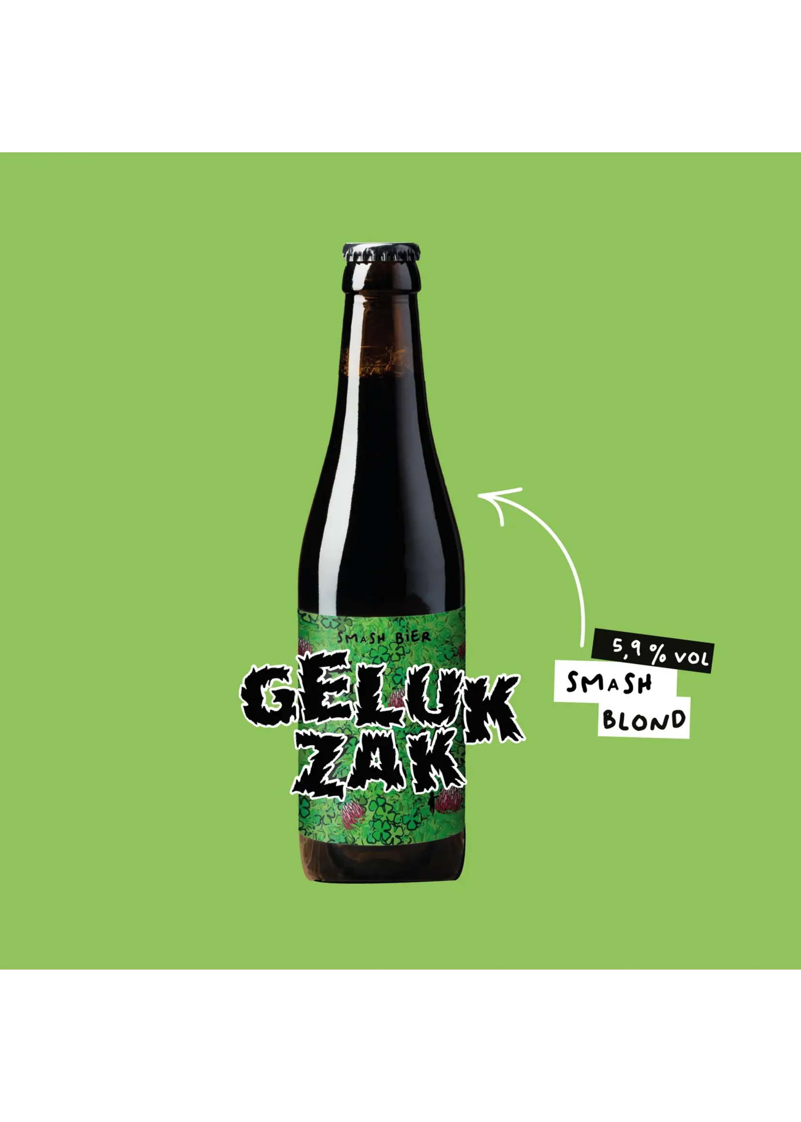 Brouwe Bier Brouwe Bier - Gelukzak - 33cl
