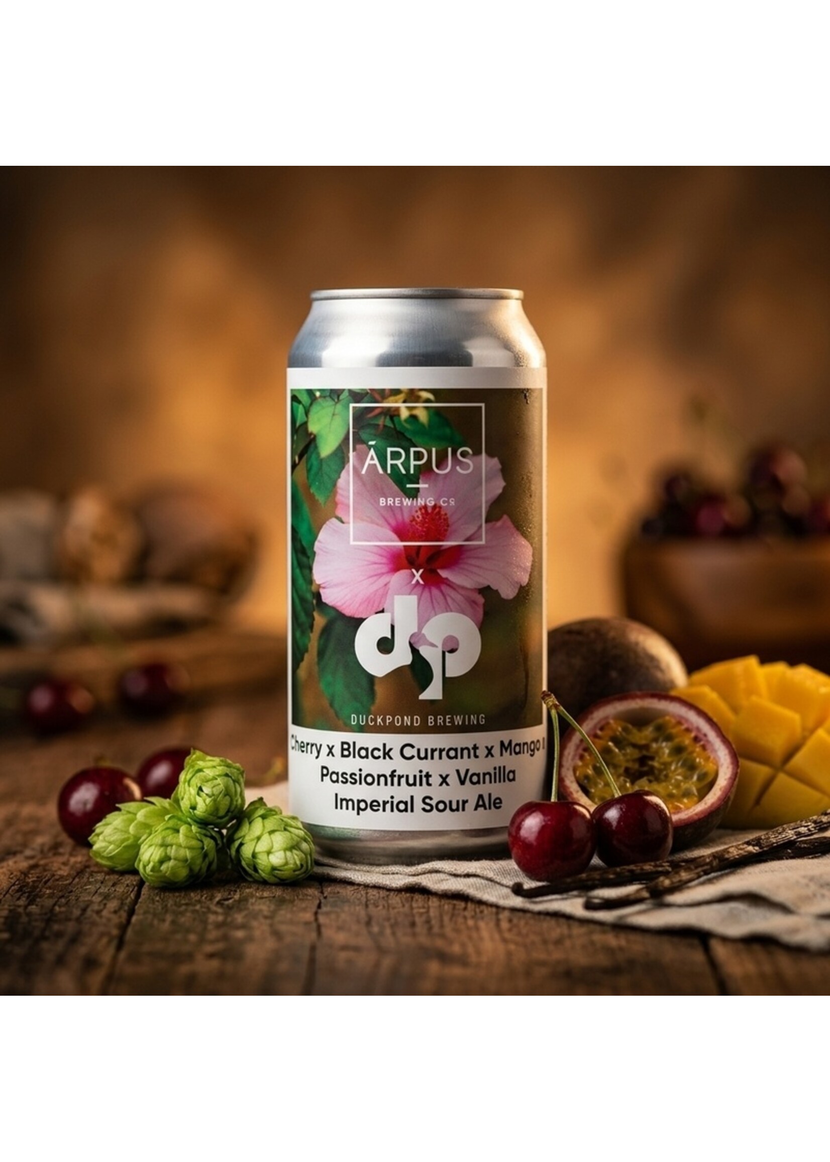 Arpus Arpus - Cherry x Black Currant x Mango x Passionfruit x Vanilla Imperial Sour Ale (Duckpond collab) - 44cl