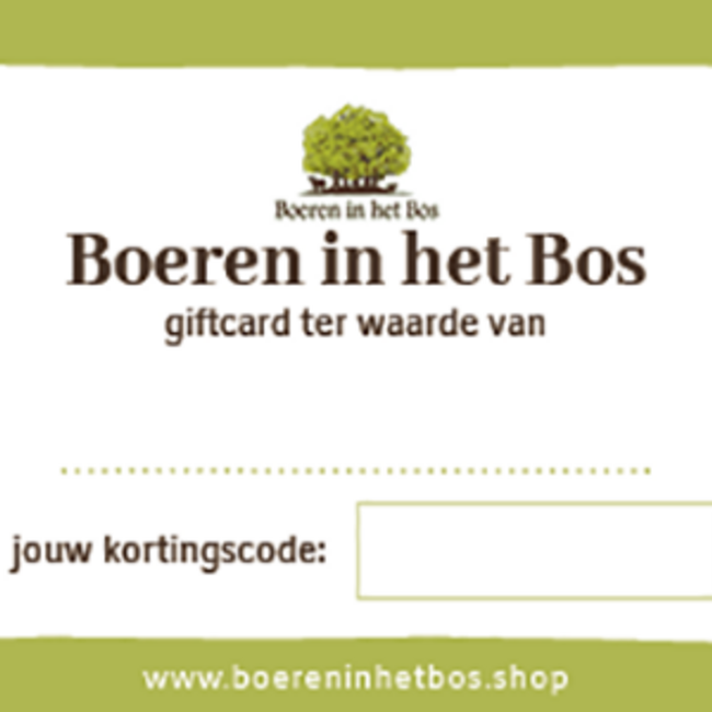 Boeren in het Bos Giftcard