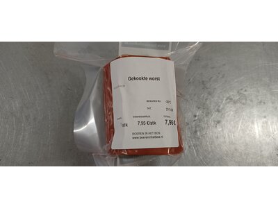 Gekookte worst Bosvarken