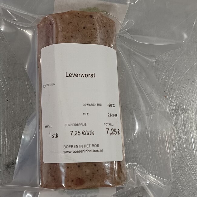 Boeren in het Bos Leverworst Bosvarken