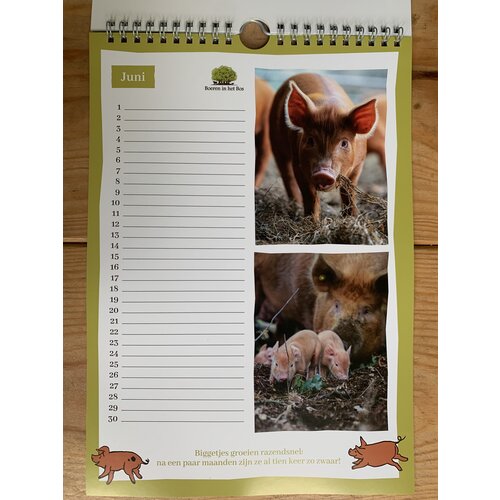 Boeren in het Bos Knorkalender