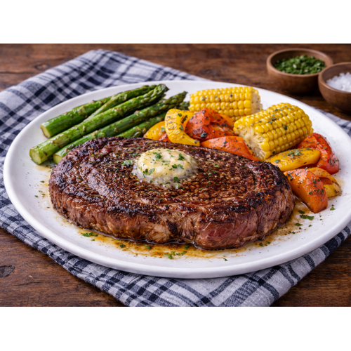 Boeren in het Bos Ribeye grasgevoerd natuurrund