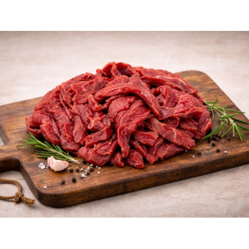 Boeren in het Bos Biefstukreepjes van grasgevoerd Natuurrund