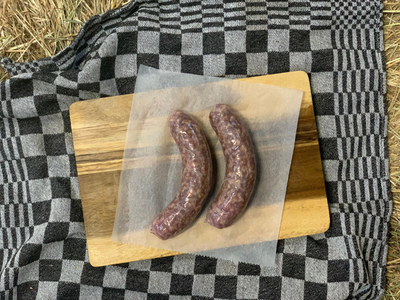 Boeren in het Bos Saucijzen Zeezout zonder kruiden Natuurrund Boeren in het Bos Saucijzen Zeezout zonder kruiden Natuurrund