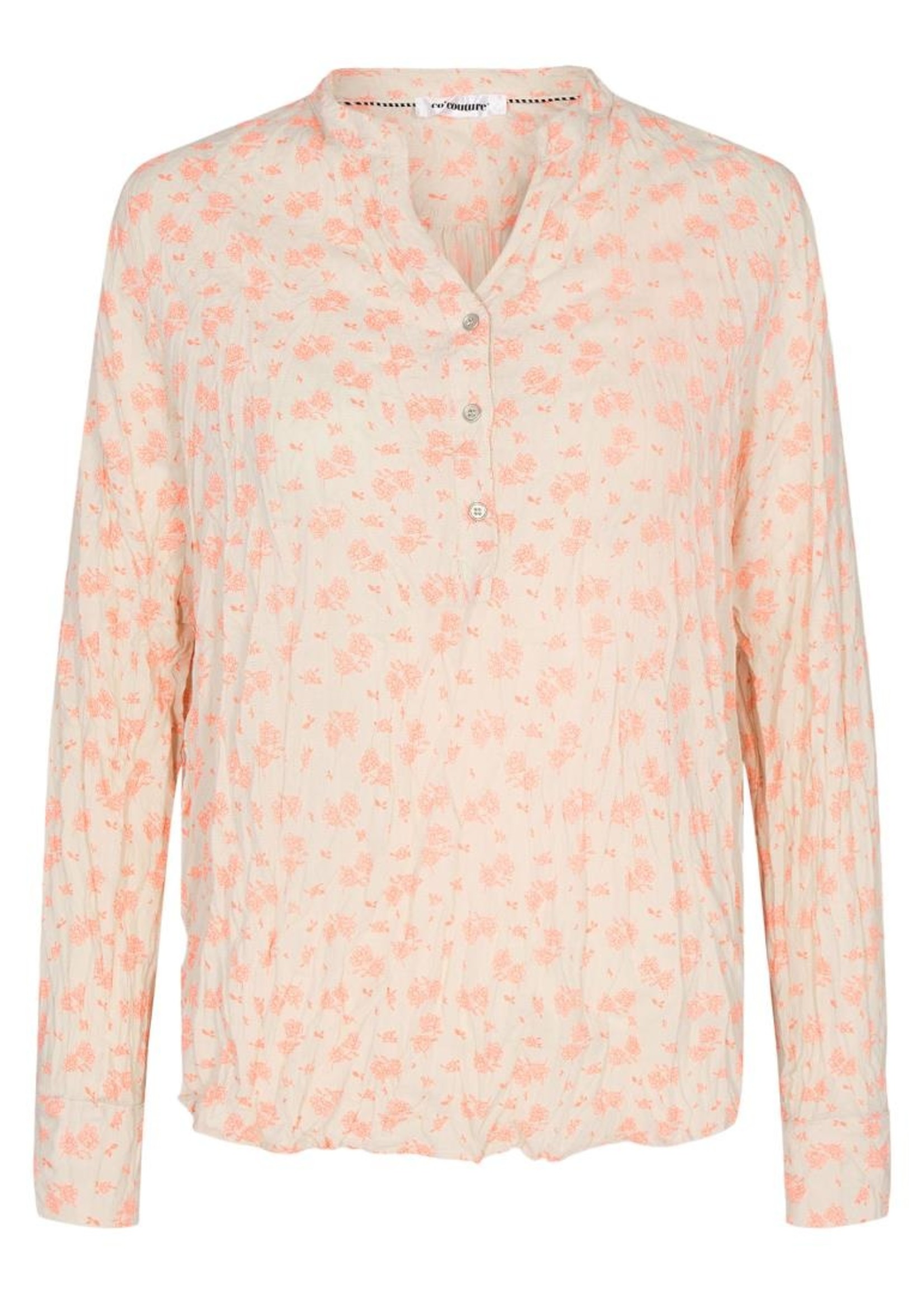 Co' Couture Coco Neo Flower Shirt - Orange