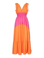 Co' Couture Callum Maza Block Dress - Orange