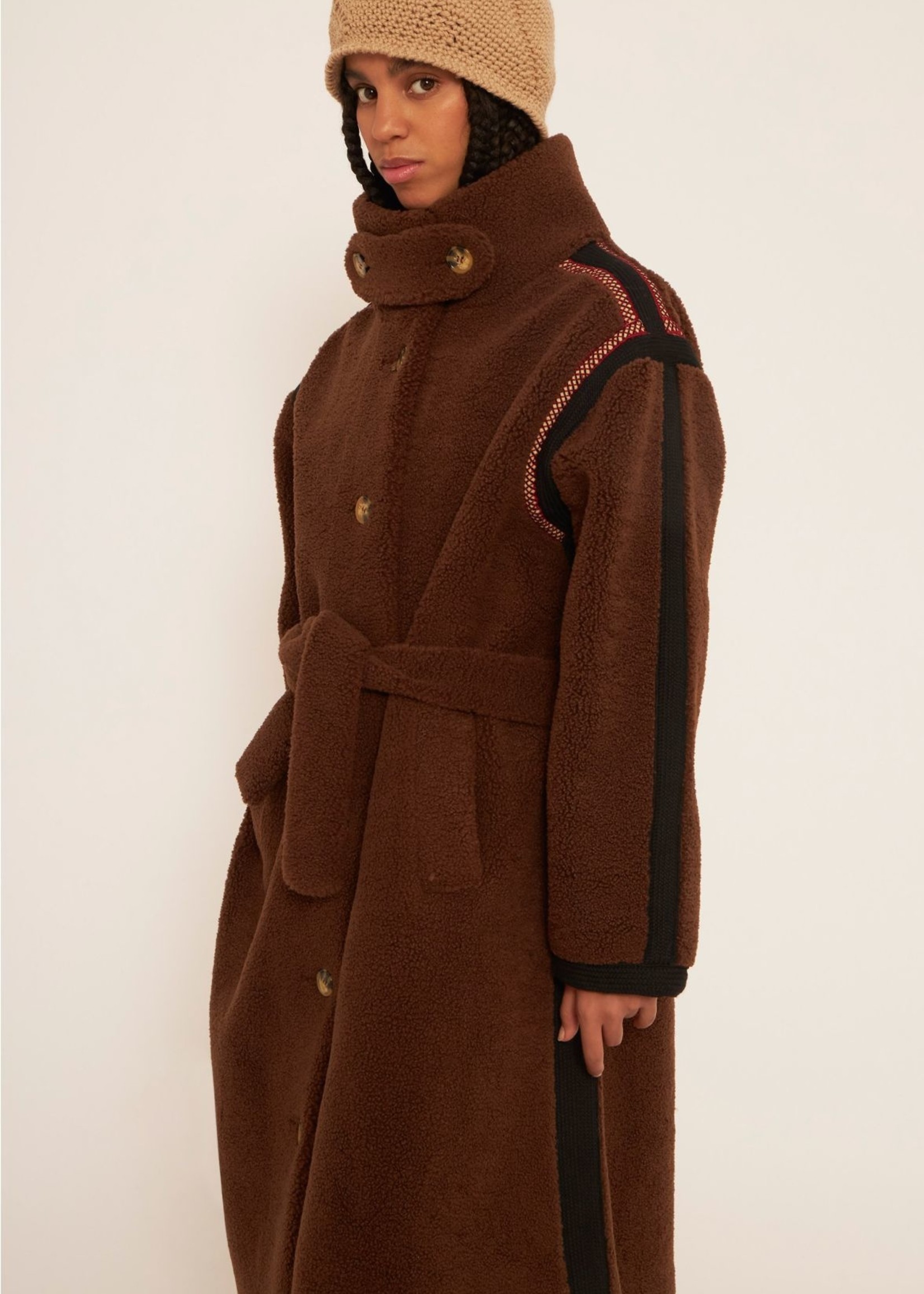 Sabli Coat - Brown