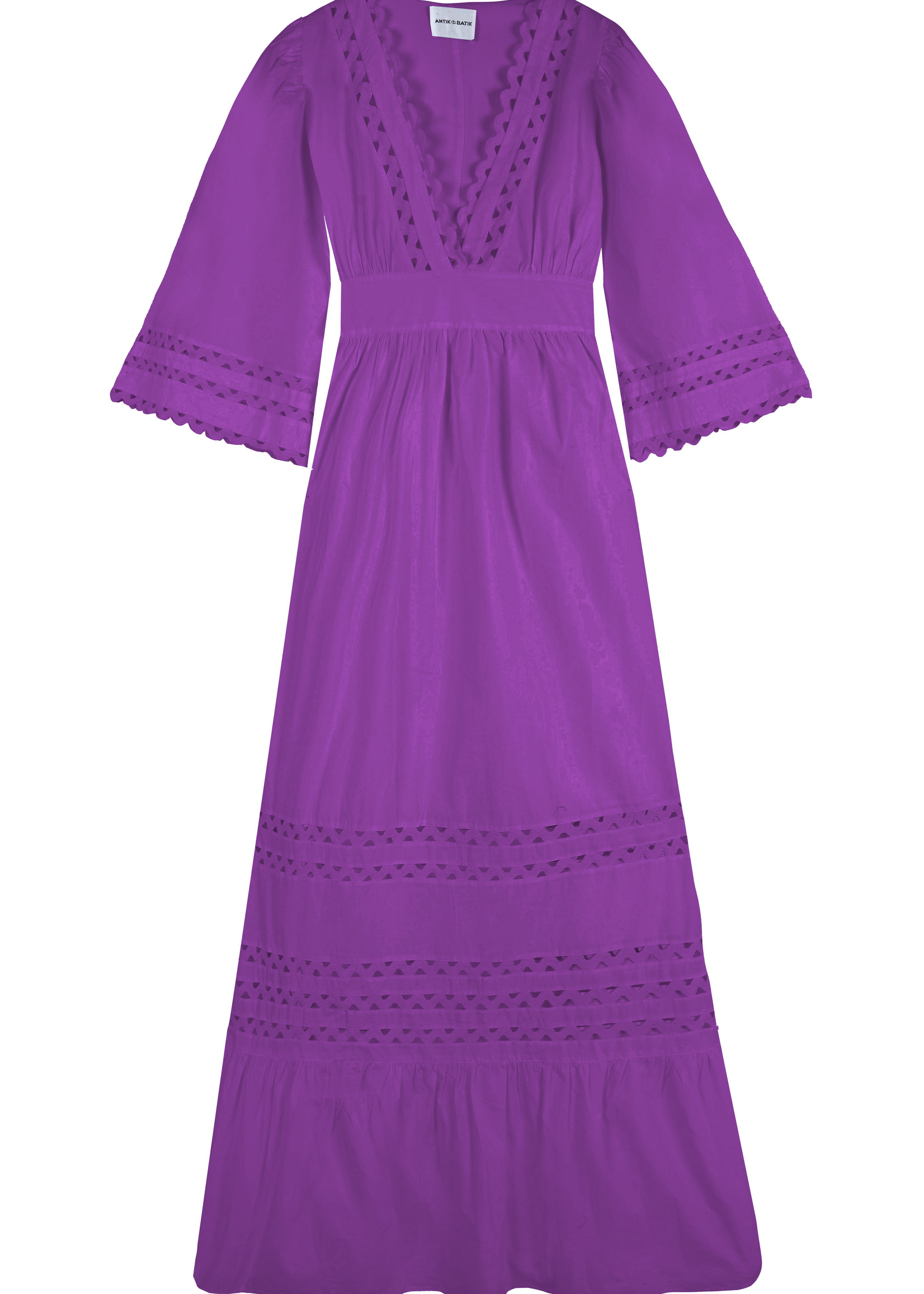 Antik Batik Roda Long Dress - Purple