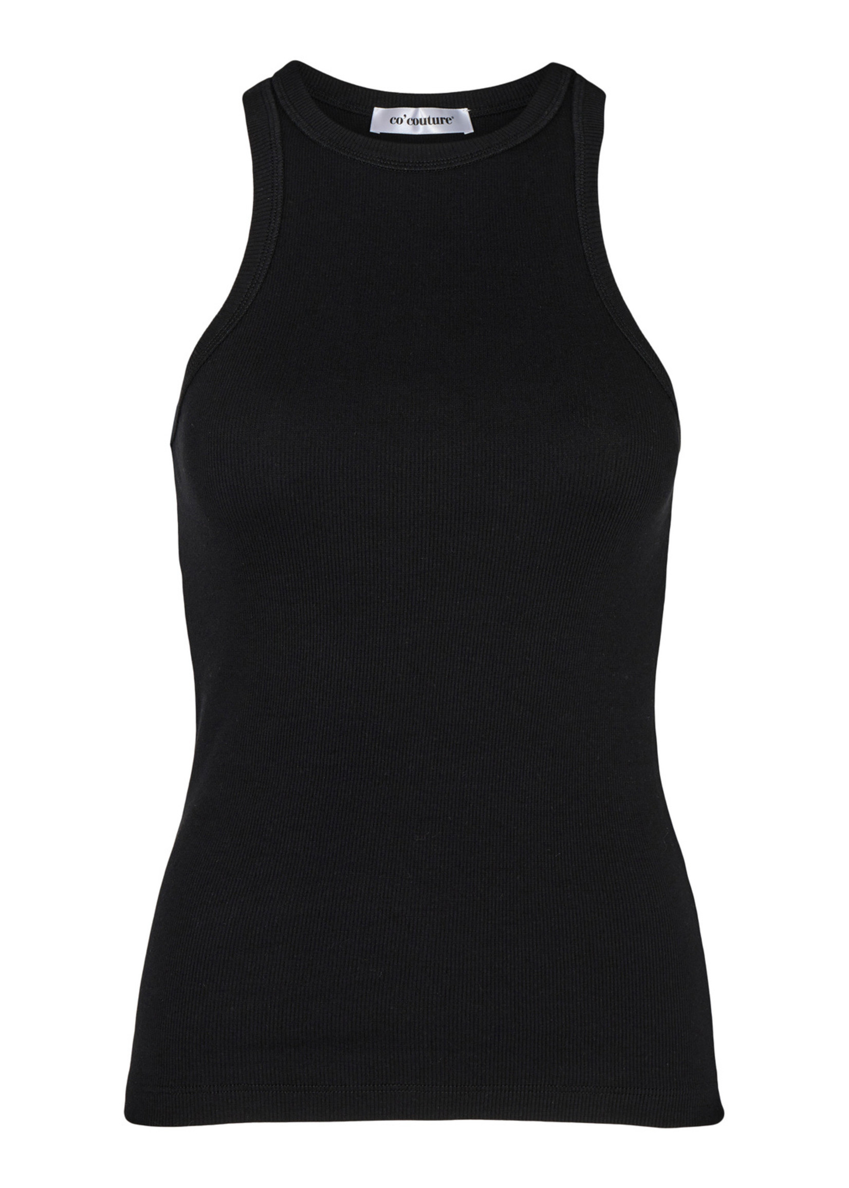 Sheera Rib Top - Black