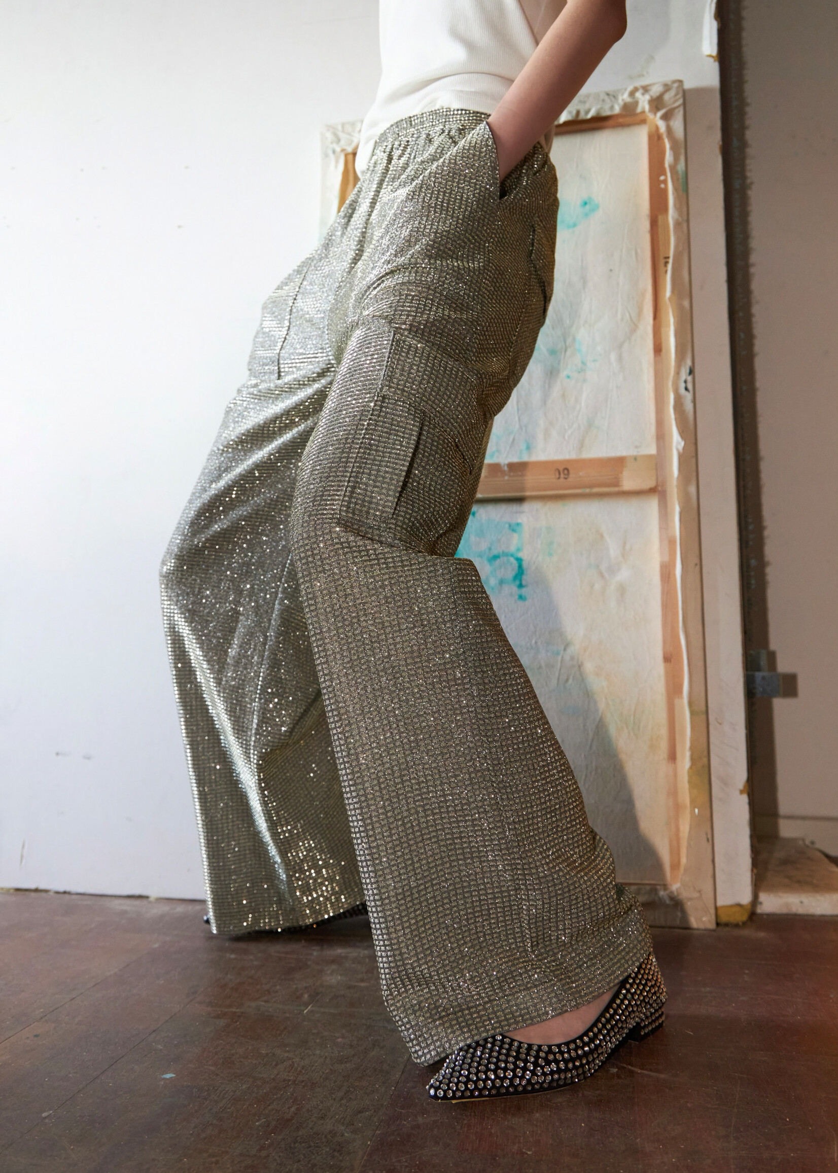 Kass Pants - Silver