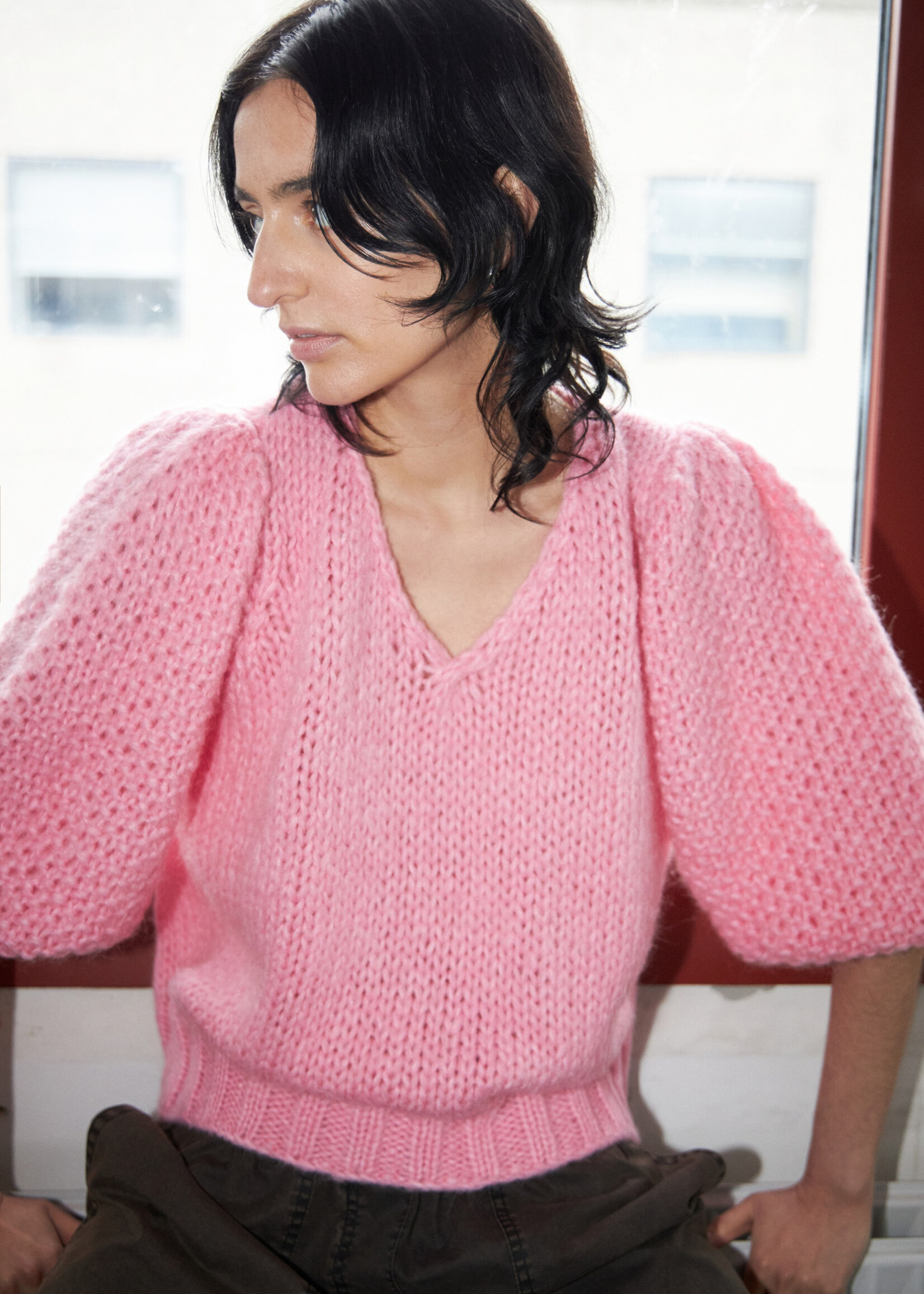 DAWNxDARE Faye Pullover - Super Pink