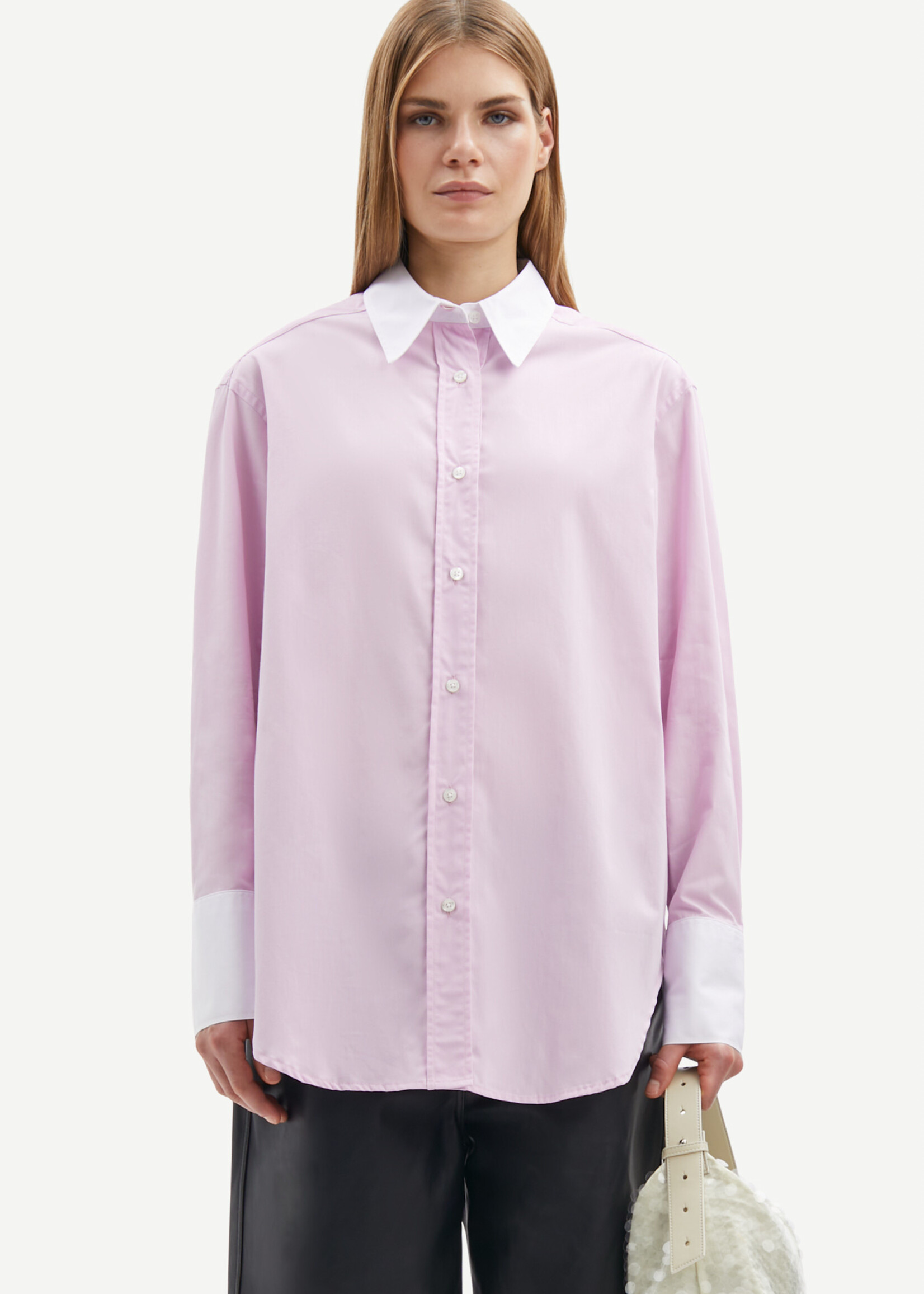 Samsoe Samsoe Salovas Shirt 13072 Lilac Snow