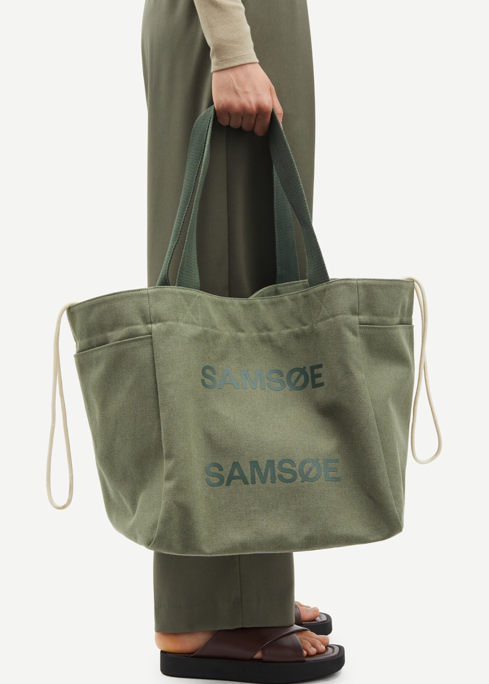 Samsoe Samsoe Salanita Shopper L 15197 Dusty Olive
