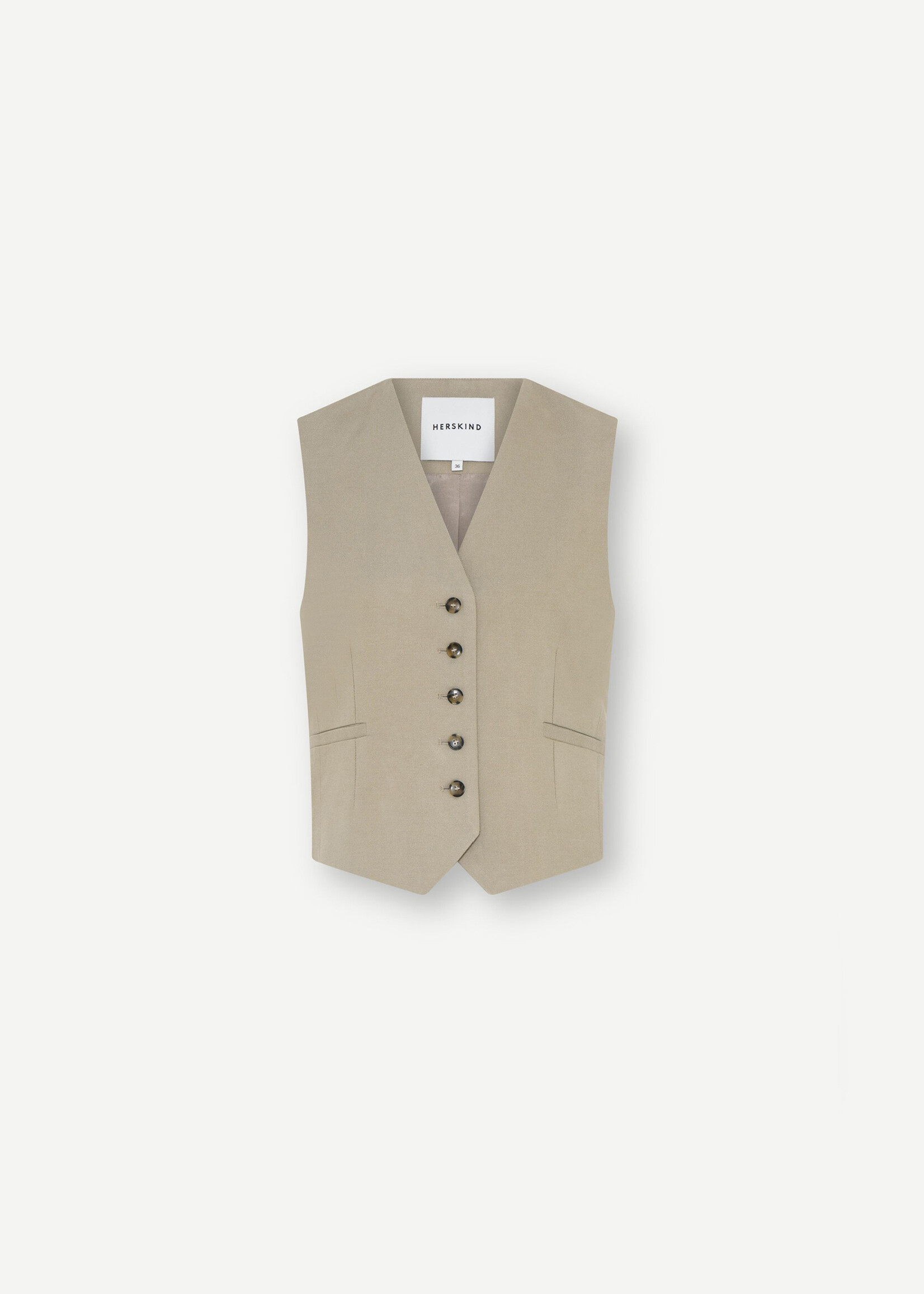 Birgitte Herskind Mister Vest - Light Khaki