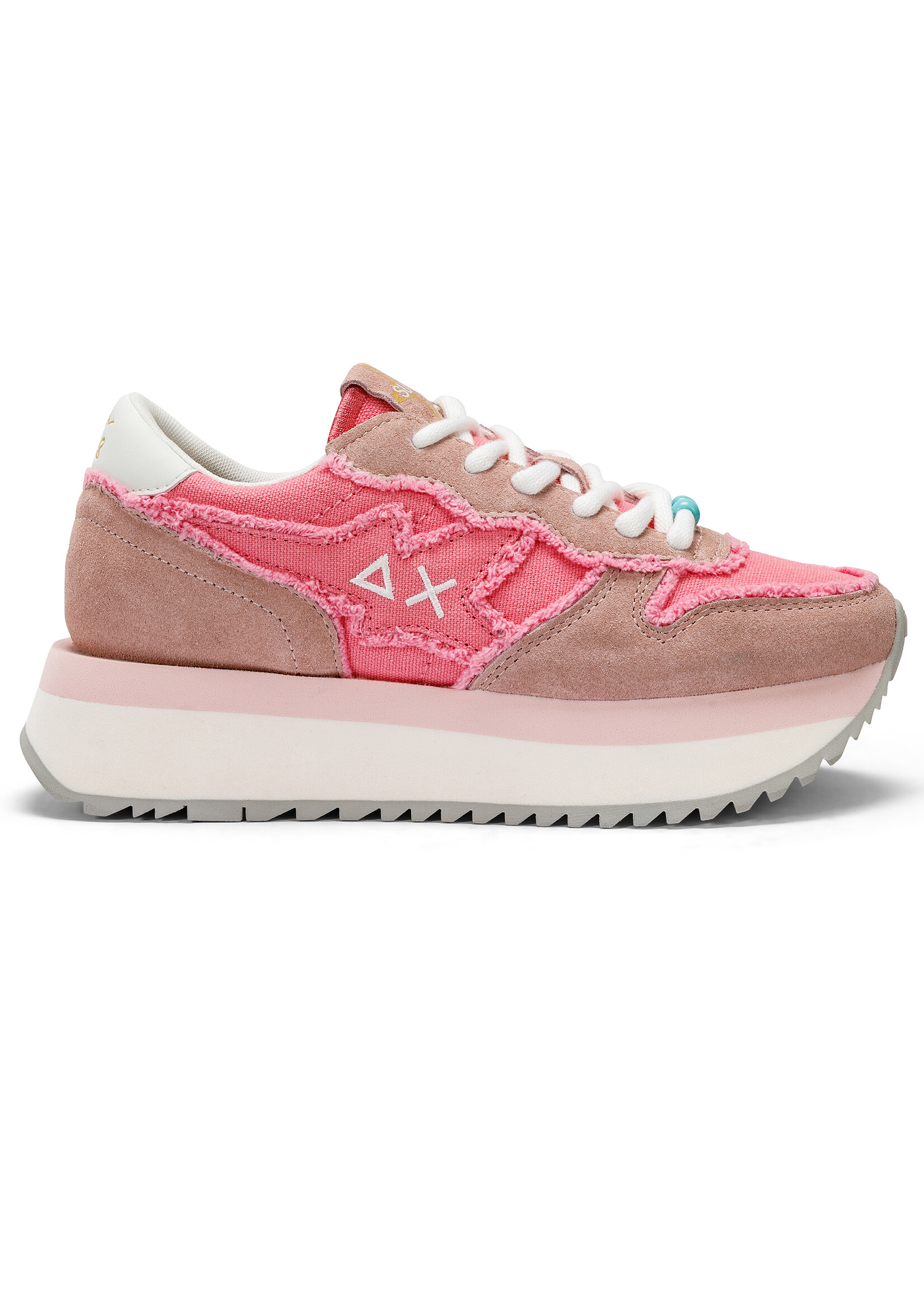 SUN68 Big Stargirl Canvas - Rosa