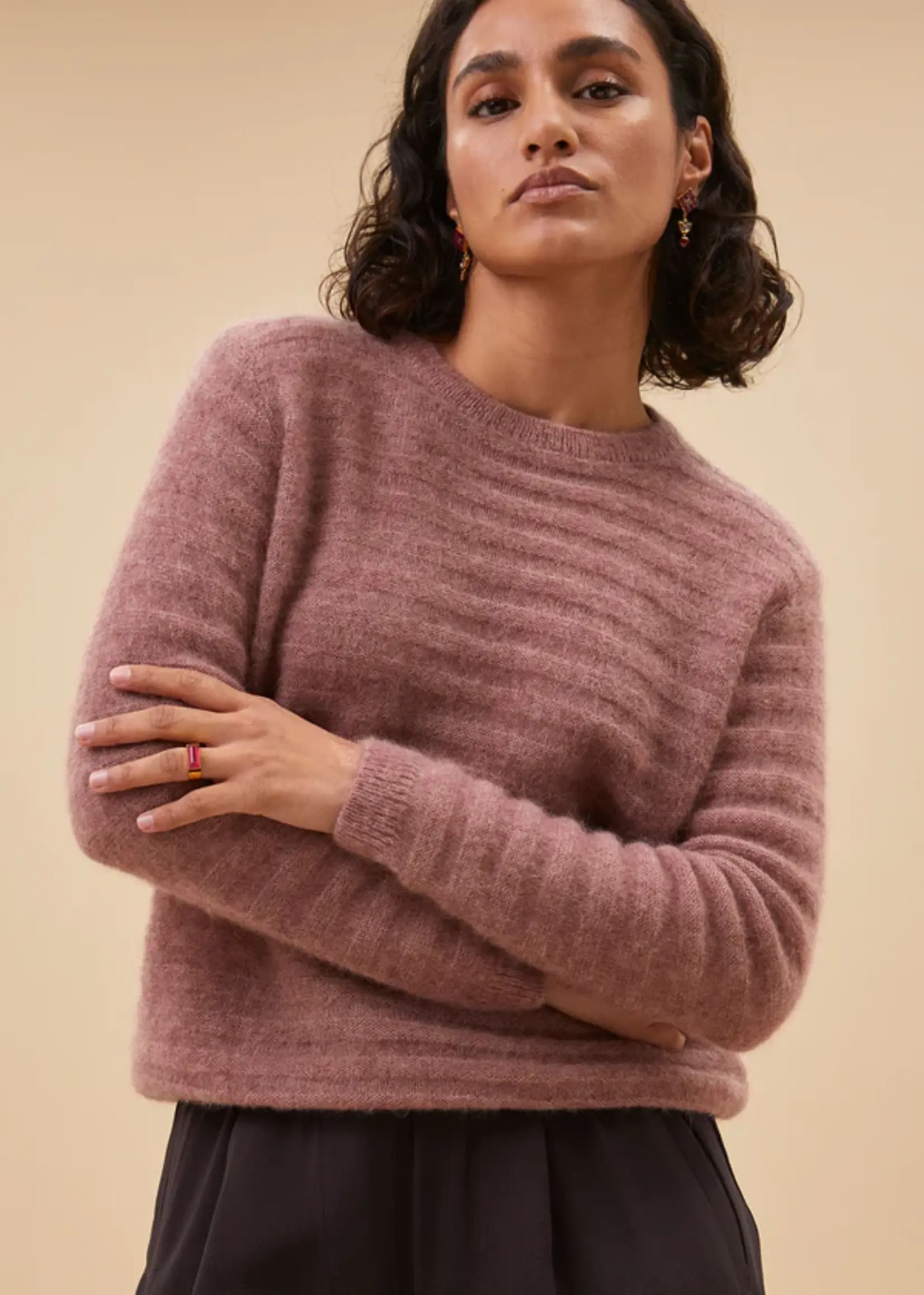 By-Bar Gwen pullover - ash rose