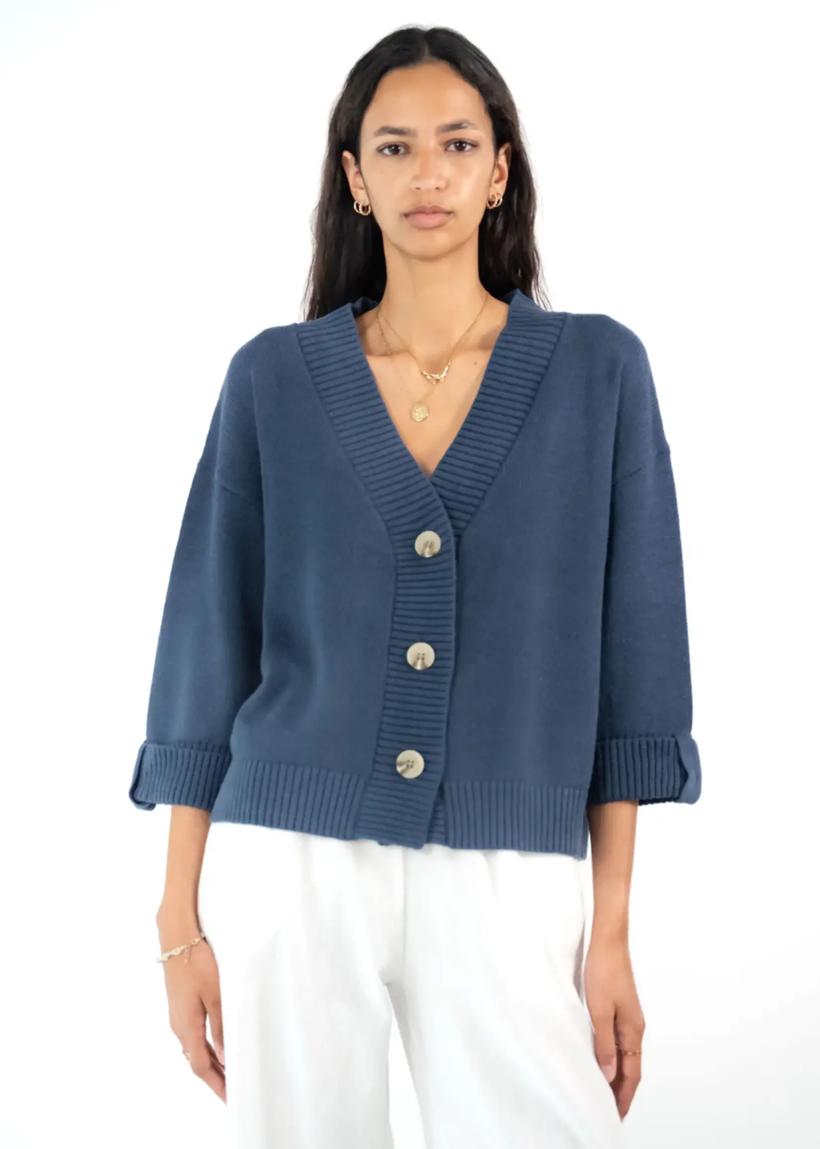 Elise Gilet -  Indigo