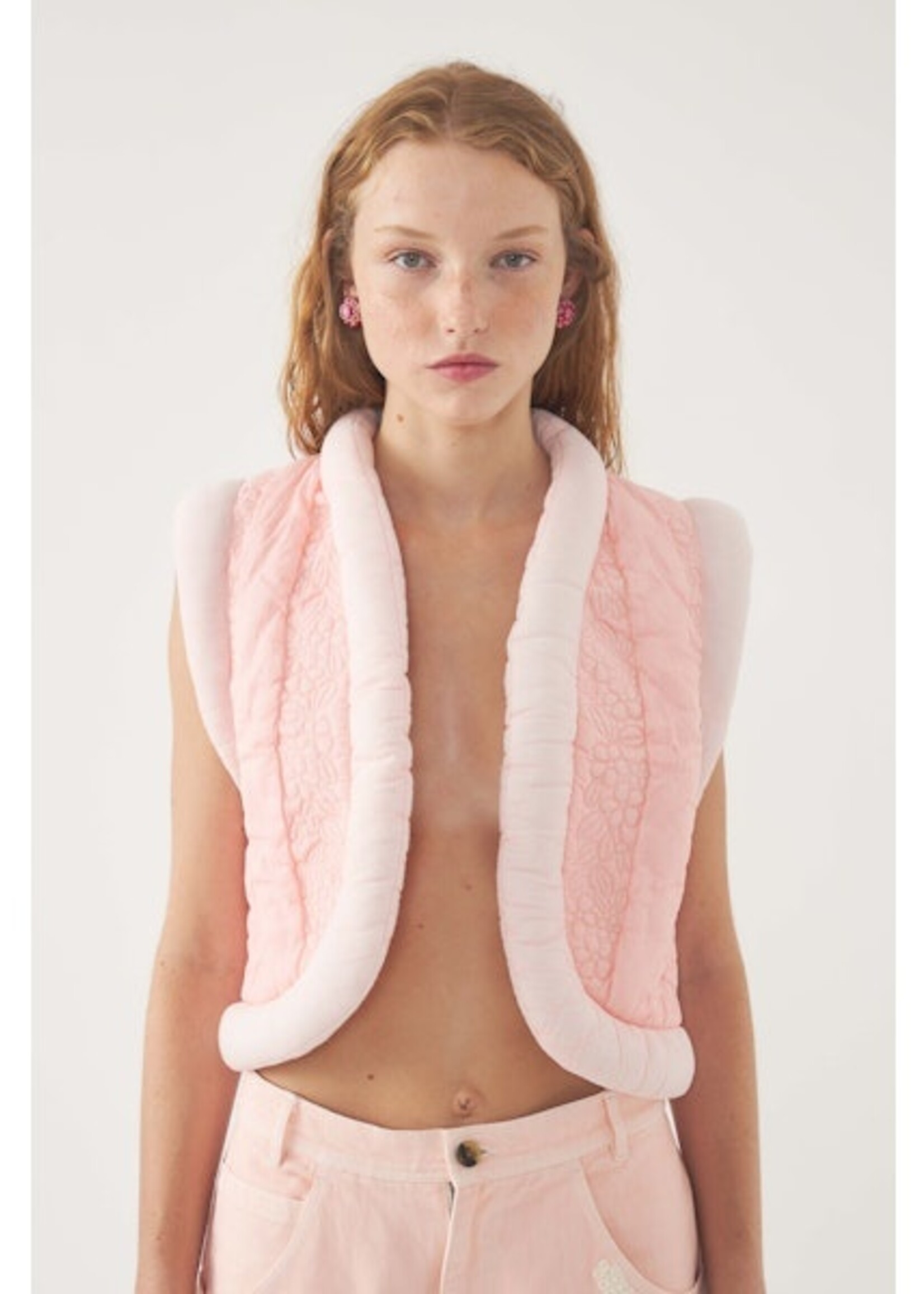 Antik Batik Adonis Gilet - Pink