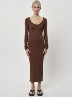 Birgitte Herskind Gina Knit Skirt - Toffee