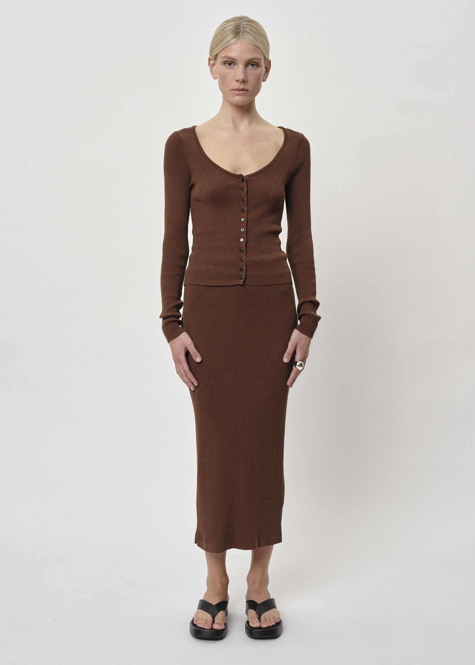 Birgitte Herskind Gina Knit Skirt - Toffee