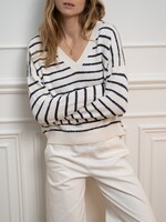 Ella Pull -  Navy Manches L