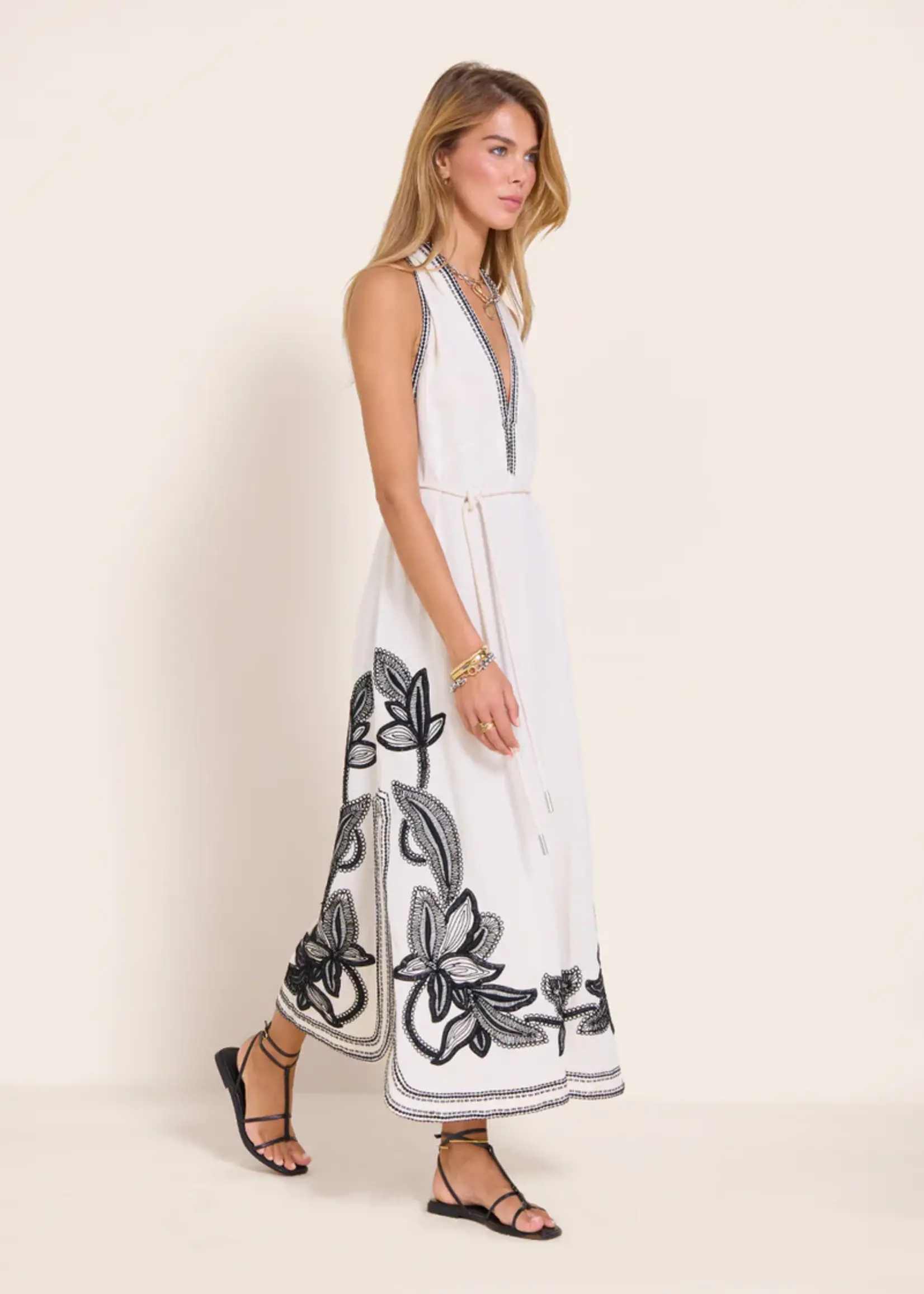 Scarlett poppies In The Spirits Long Dress - Vanilla