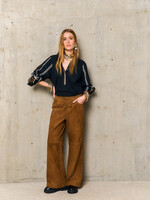 Stella Forest Azelli Pantalon Elast.Daim - Caramel
