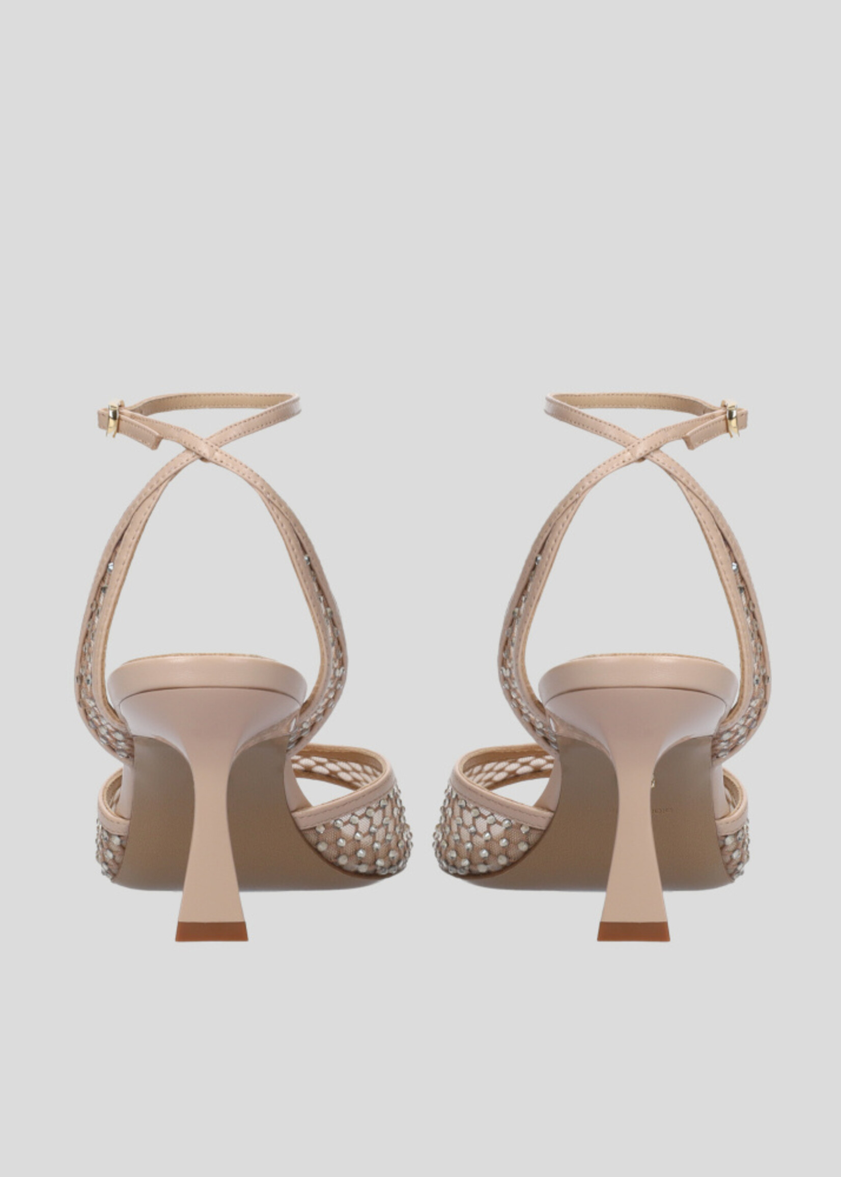 Lolacruz Sandalen Met Hak  Leather Nude