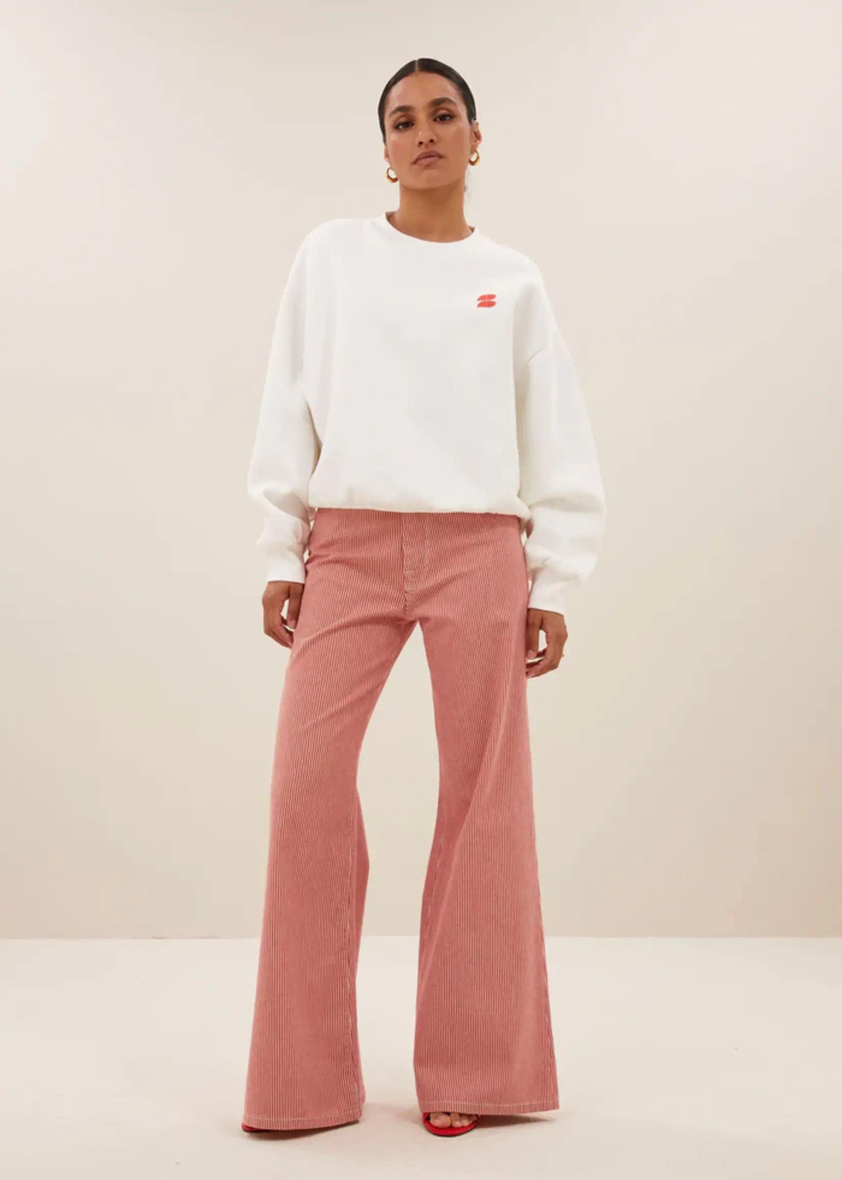 By-Bar Bibi Dictionary Big Sweater - Off White