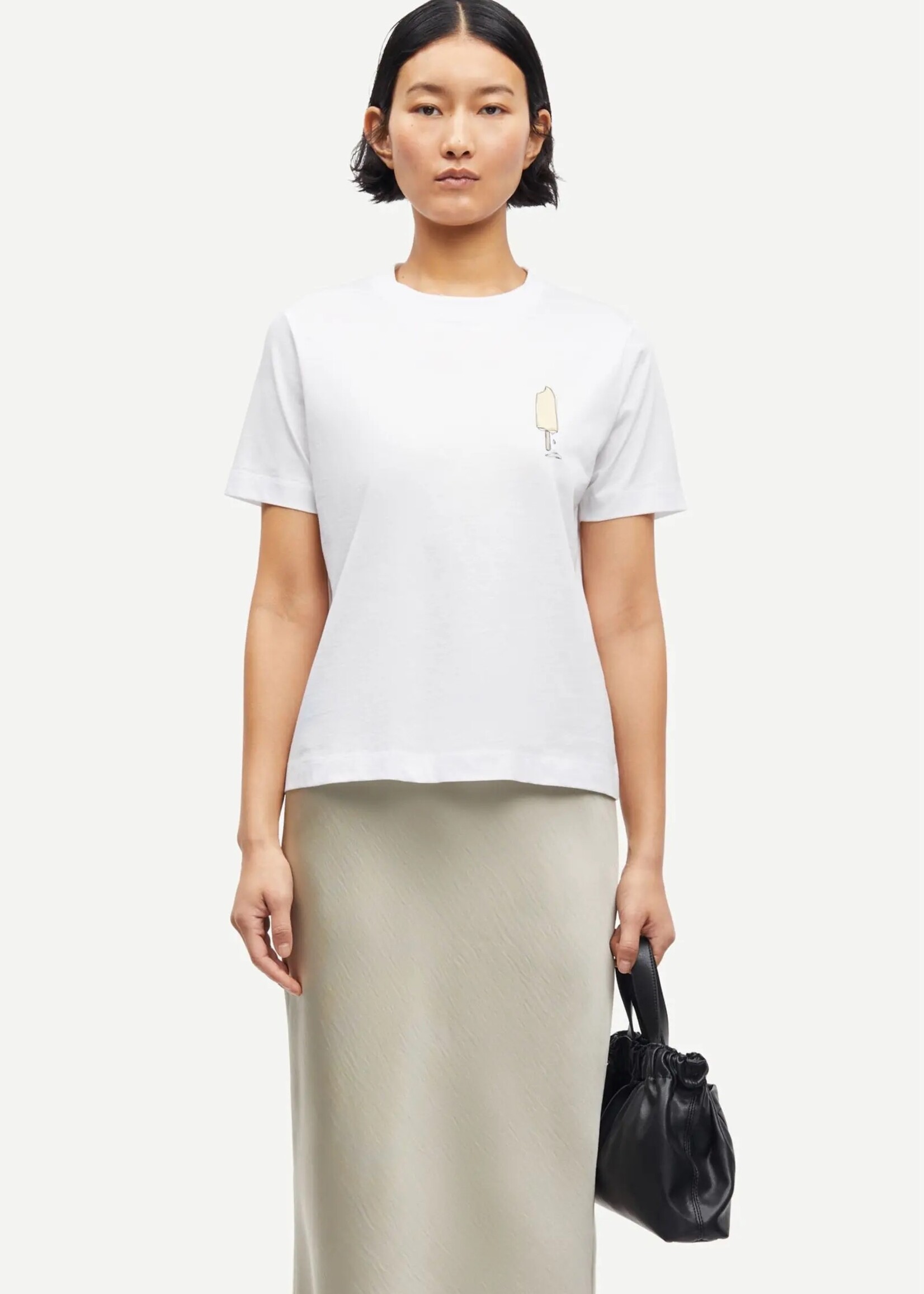 Samsoe Samsoe Sacamino T-Shirt - Eight Ice Flan