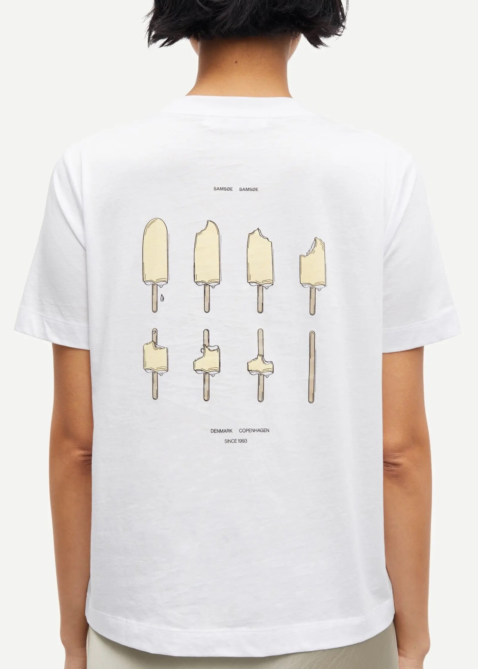 Samsoe Samsoe Sacamino T-Shirt - Eight Ice Flan