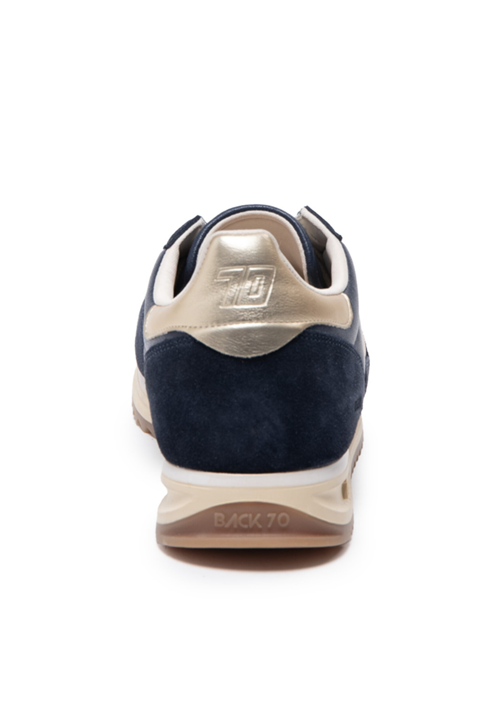 Back 70 Nappa Sponge - Suede Navy Gold