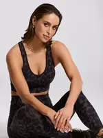 Deblon Sports Classic Leggings High Waistband - Leopard Cacao