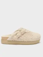 Scholl Fae Chunky FauSher2-W - Blanco Sporco