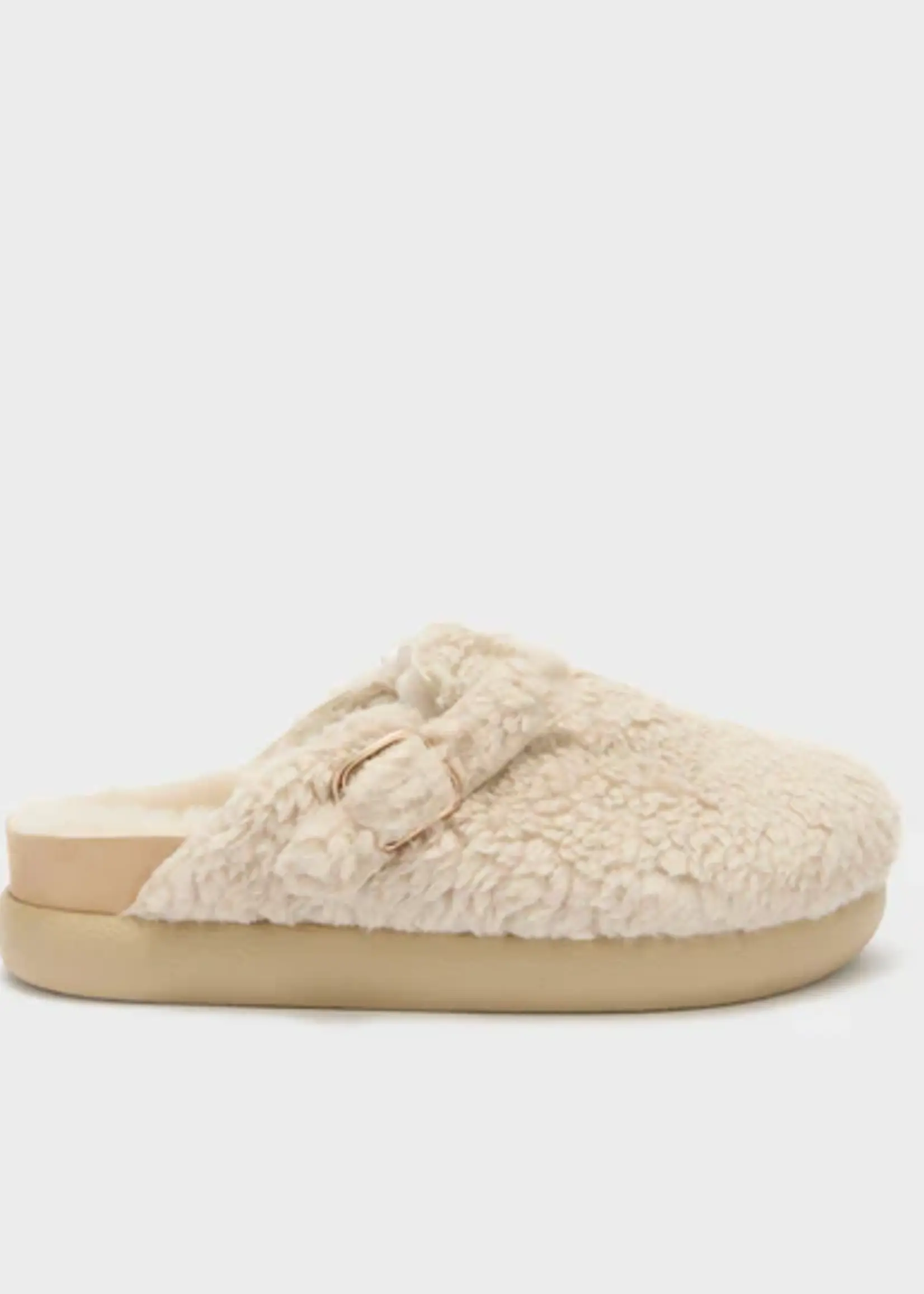 Scholl Fae Chunky FauSher2-W - Blanco Sporco