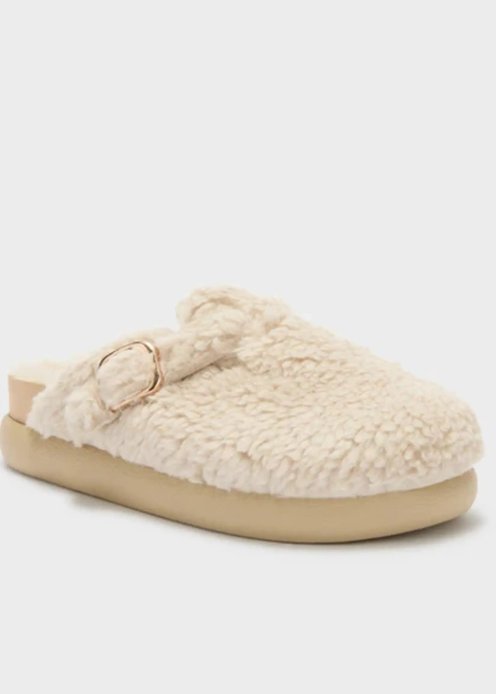 Scholl Fae Chunky FauSher2-W - Blanco Sporco