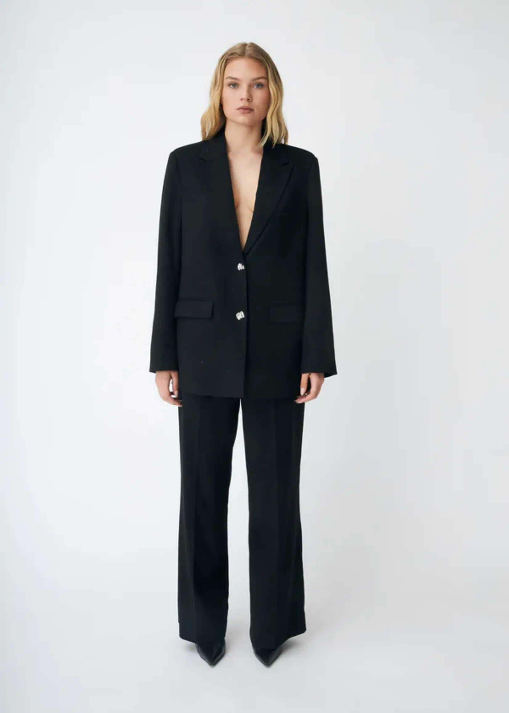 Crass Dianacras Blazer - Black Rhinestone