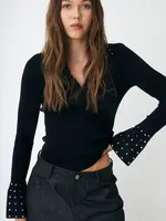 Crass Lissacras Knit Blouse - Black