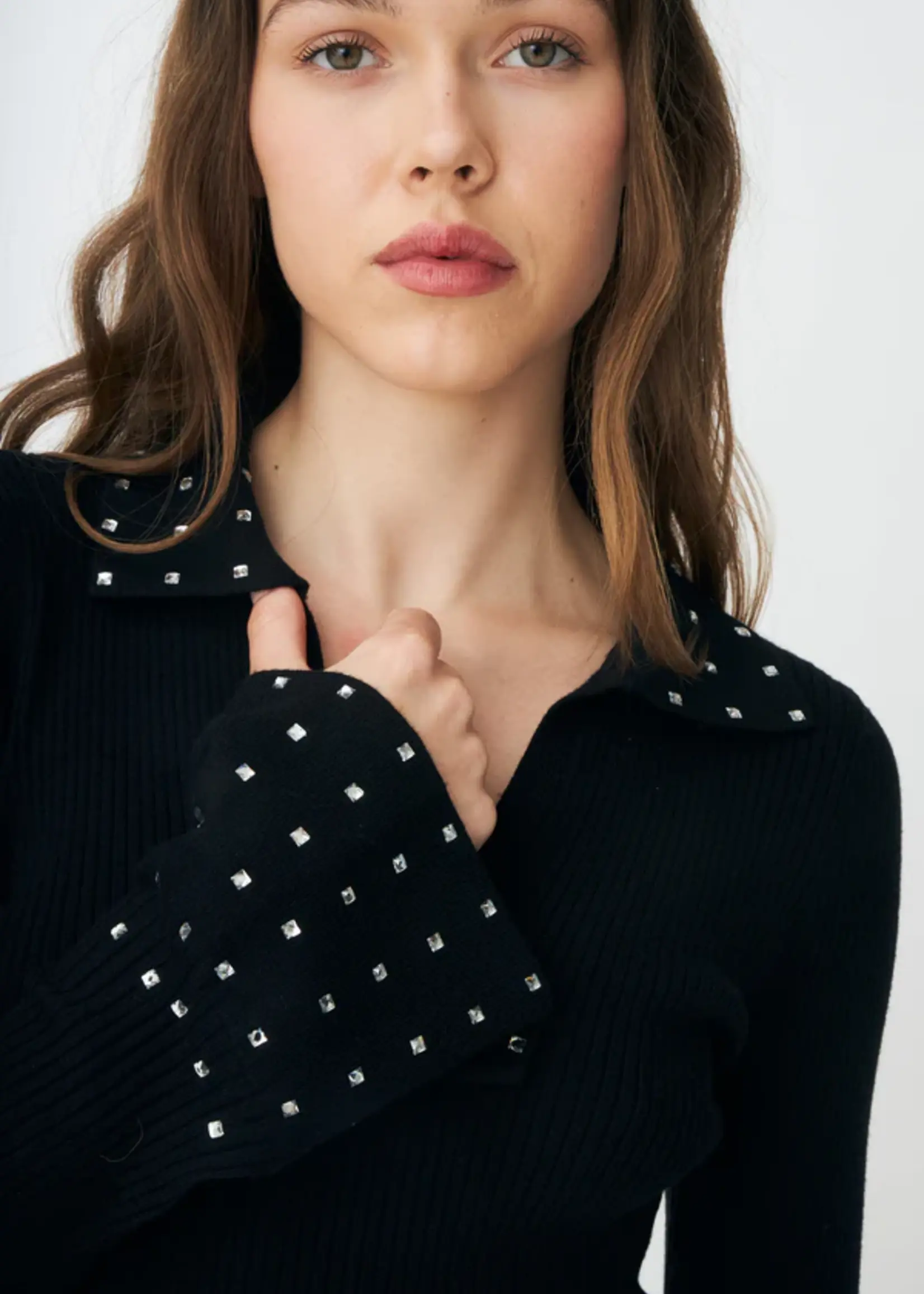 Crass Lissacras Knit Blouse - Black