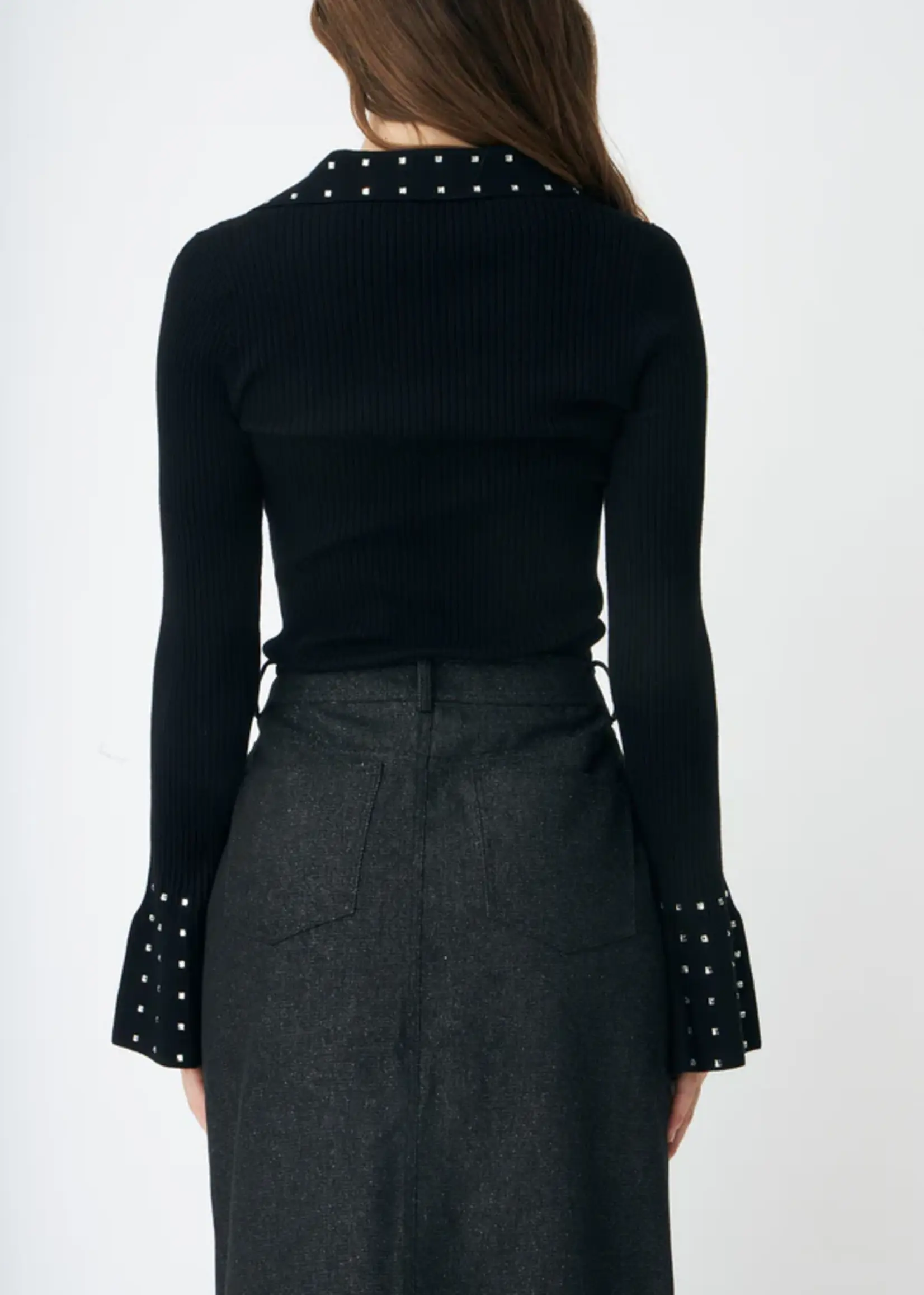 Crass Lissacras Knit Blouse - Black