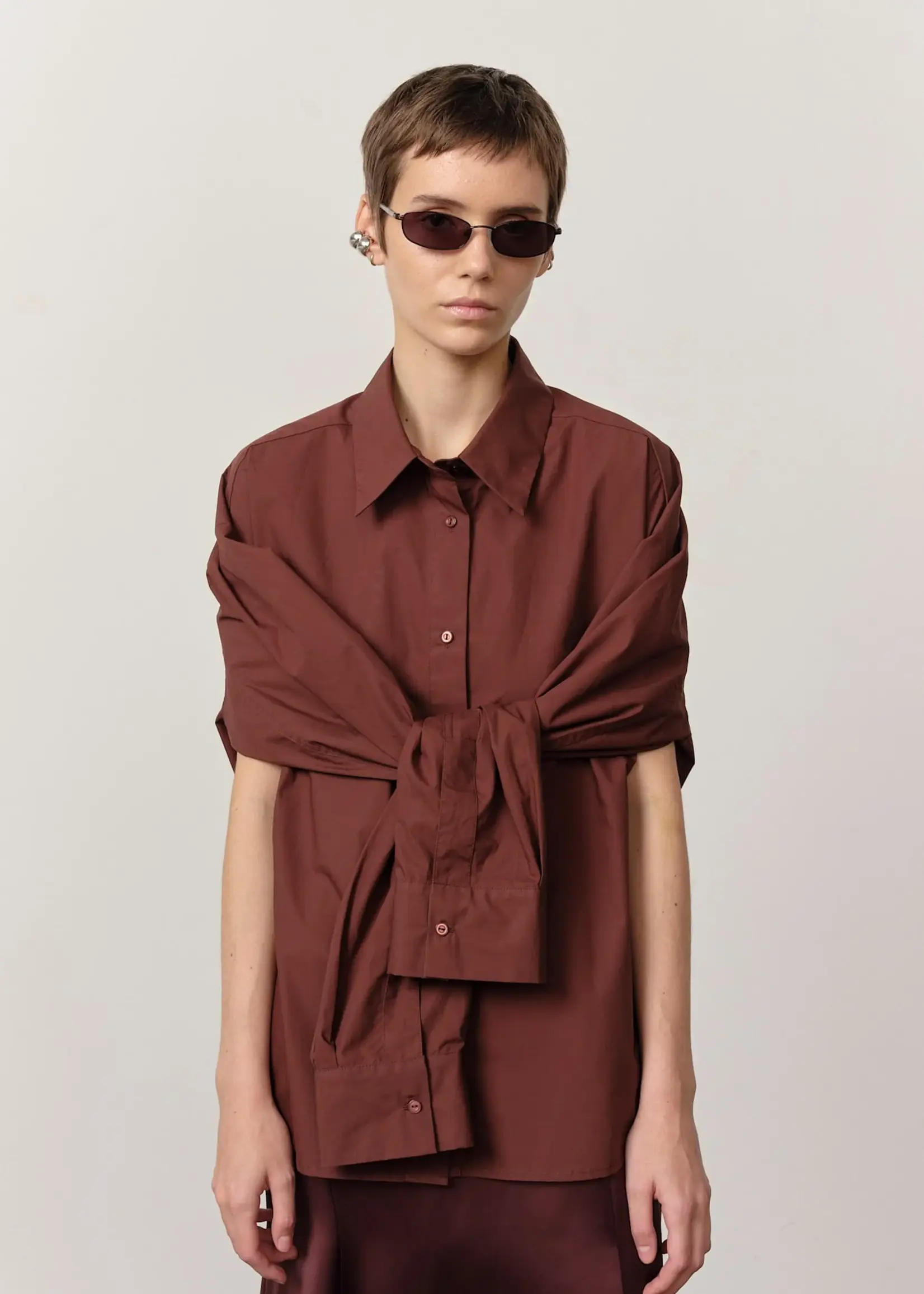 Birgitte Herskind Klara Shirt - Mahogany