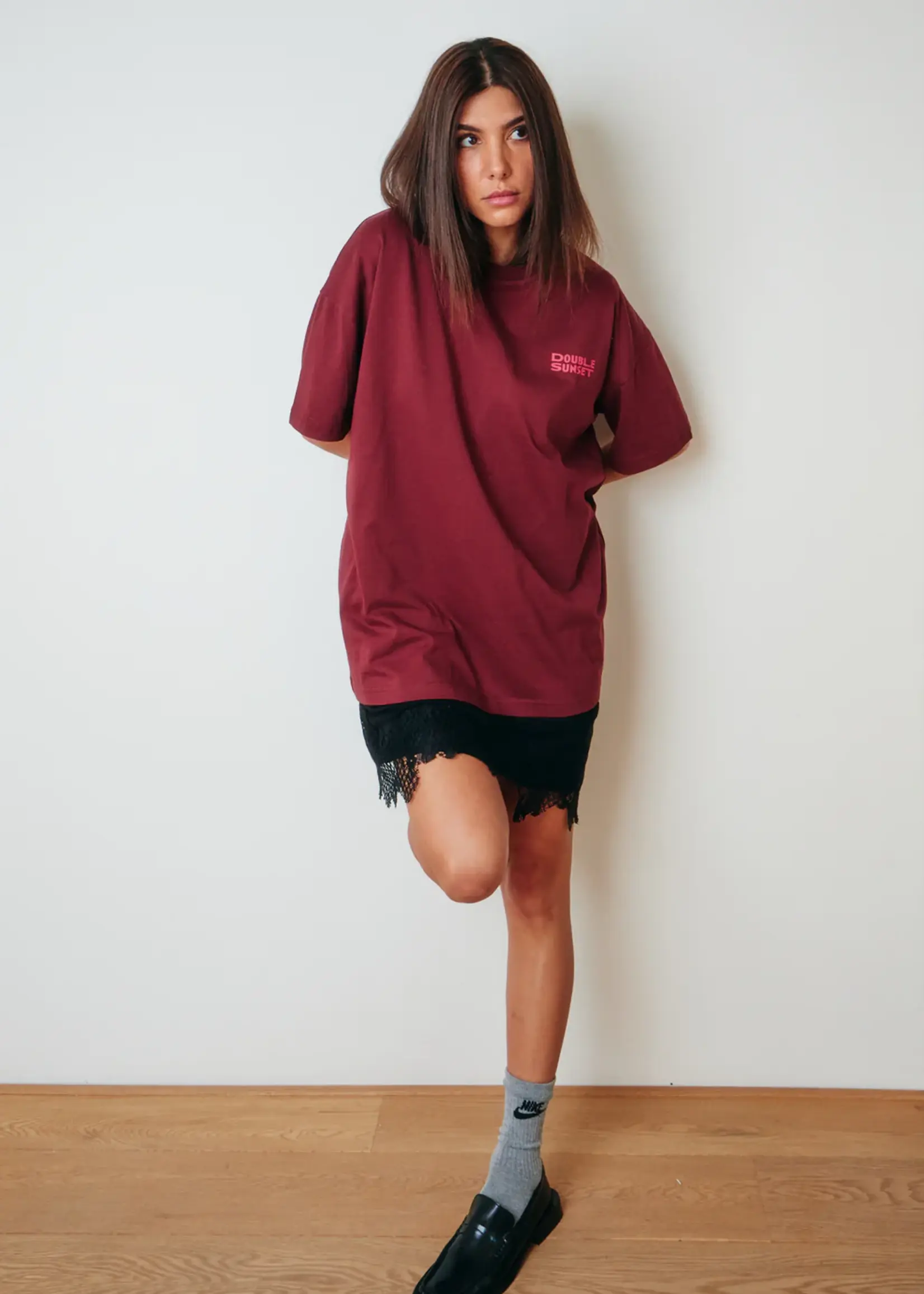 Double Sunset The Unisex T-Shirt - Plum