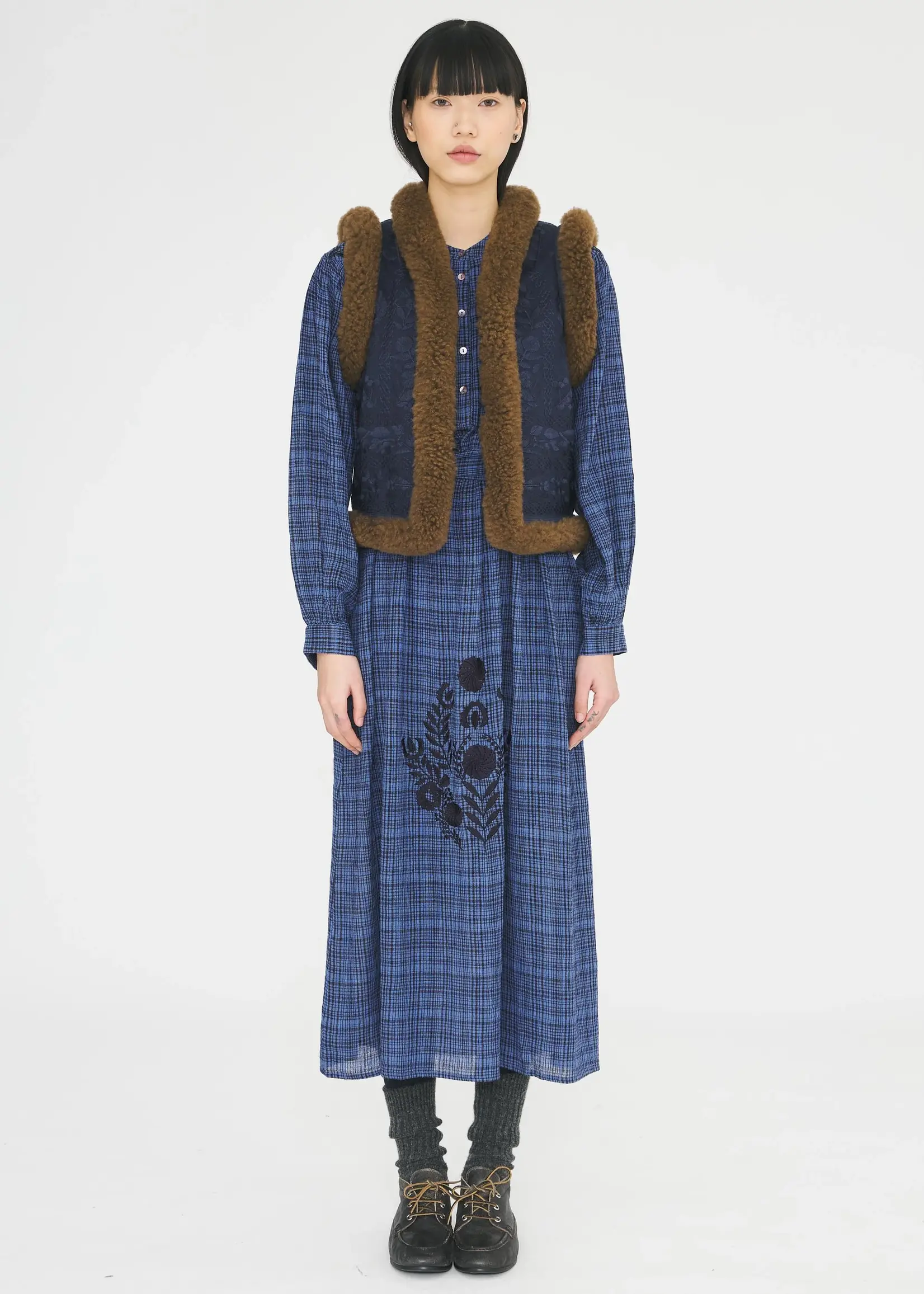 Antik Batik Hugo Gilet - Navy