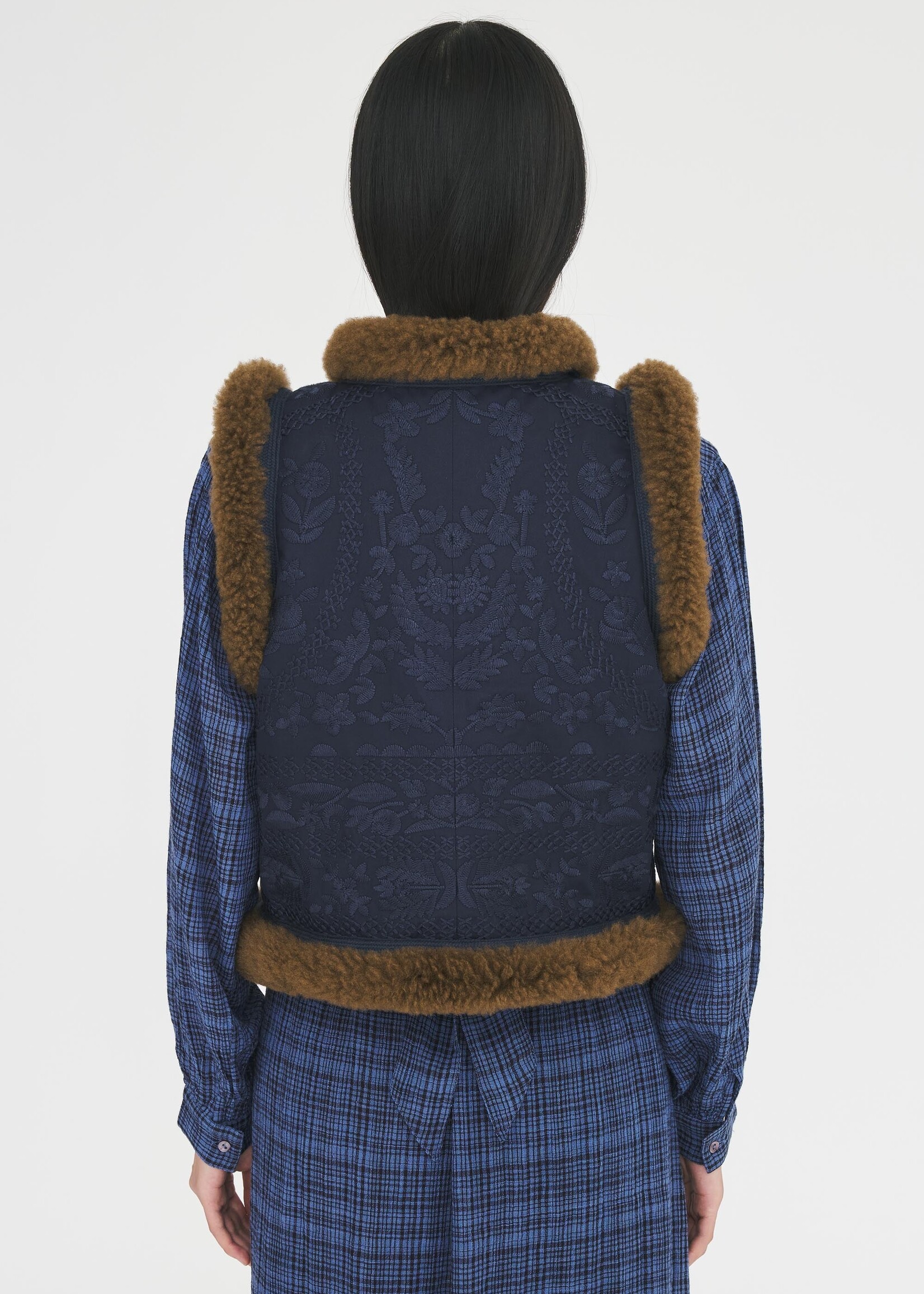 Antik Batik Hugo Gilet - Navy