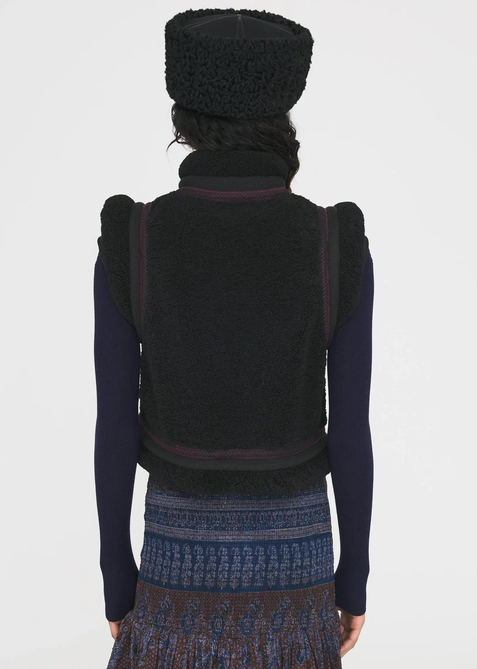 Antik Batik Sally Gilet - Black