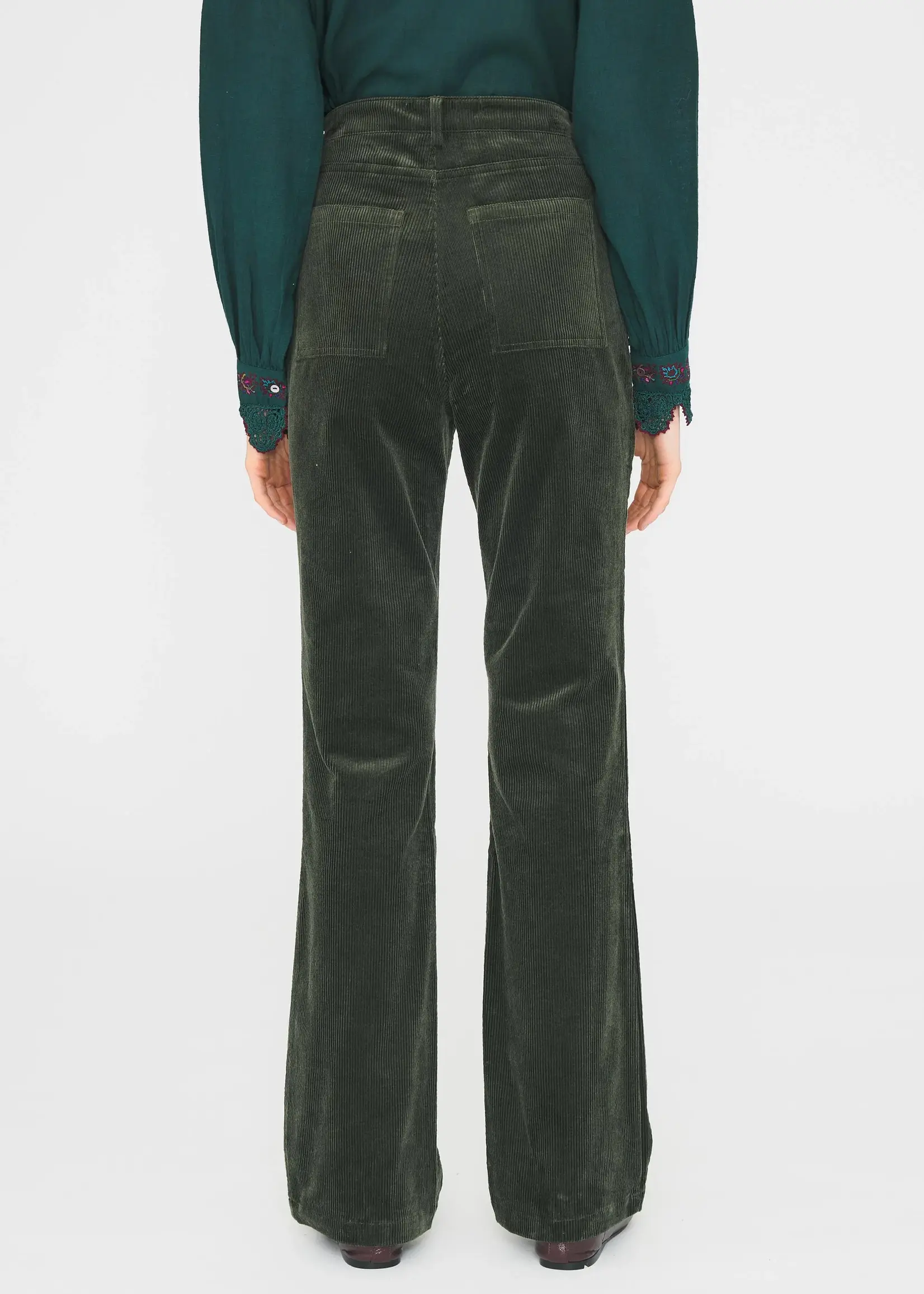 Antik Batik Tilto Flare Pant - Green