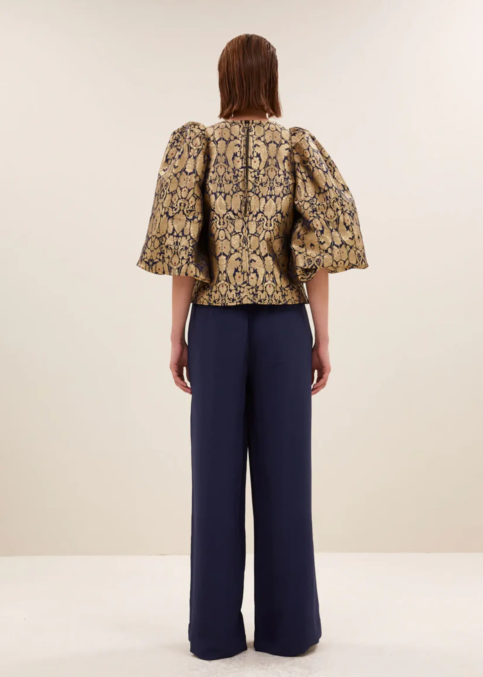 By-Bar Zasu Festive Blouse - Gold