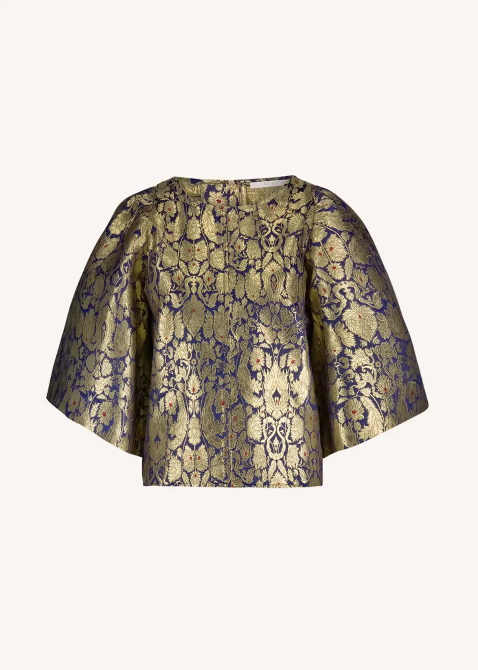 By-Bar Zasu Festive Blouse - Gold