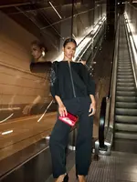 By-Bar Rae Festive Blouse - Jet Black